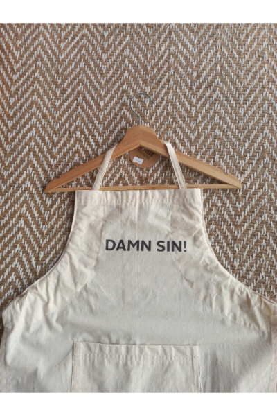 Apron (White) - Damn Sin!